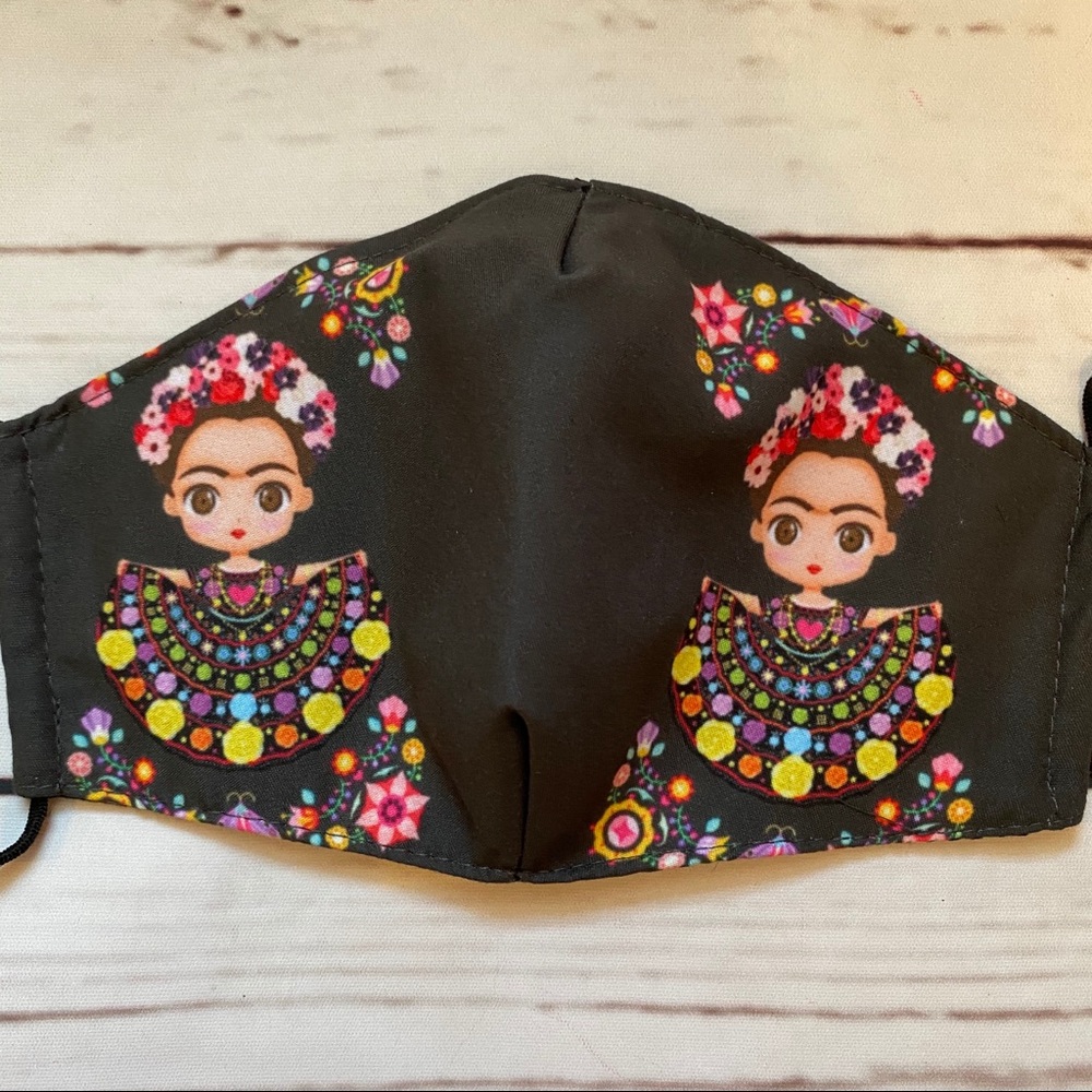 FRIDA KAHLO FACE MASK w/ NOSE WIRE💐